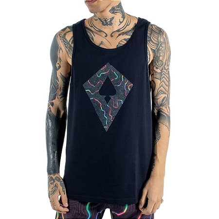 Regata MCD Básica Pipa Neon SM23 Masculina Preto