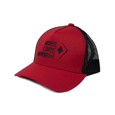 Boné MCD Aba Reta Core Trucker SM23 Vermelho