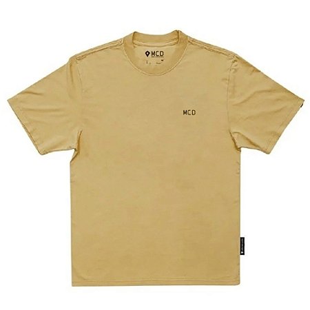 Camiseta MCD Regular Classic MCD SM23 Masculina Amarelo Cera
