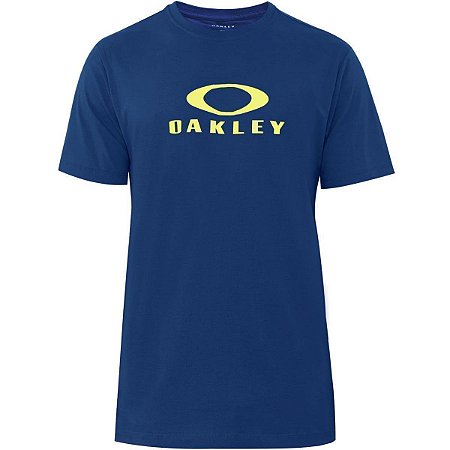 Camiseta Oakley O-Bark SS SM23 Masculina Dark Blue