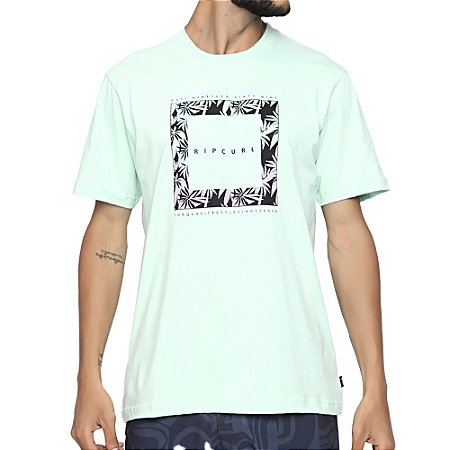 Camiseta Rip Curl Tropic Logo Filter SM23 Masculina Mint