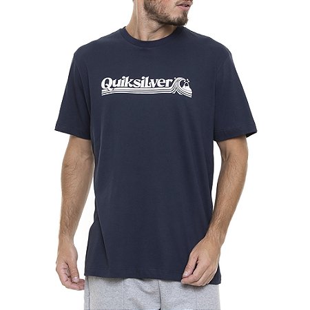 Camiseta Quiksilver All Lined Up SM23 Masculina Azul Marinho
