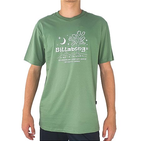 Camiseta Billabong Social Club SM23 Masculina Verde Claro