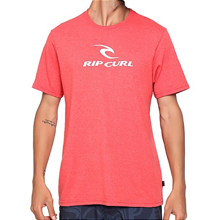 Camiseta Rip Curl Icon SM23 Masculina Blood Red Marle