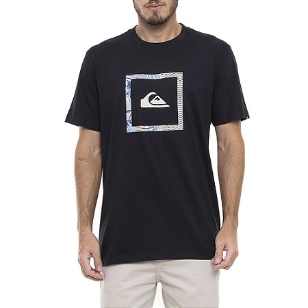Camiseta Quiksilver Wild Fill Plus Size SM23 Masculina Preto