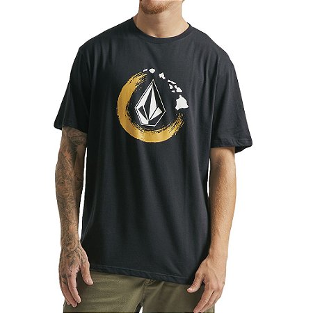 Camiseta Volcom H0 Loop SM23 Masculina Preto