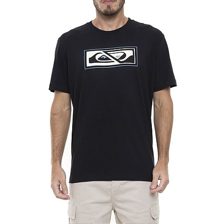 Camiseta Quiksilver Psyched SM23 Masculina Preto