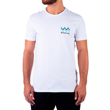 Camiseta Billabong Segment II SM23 Masculina Branco