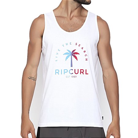 Regata Rip Curl Search Tree RG SM23 Masculina Branco