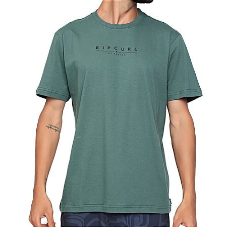 Camiseta Rip Curl Shockwave SM23 Masculina Muted Green