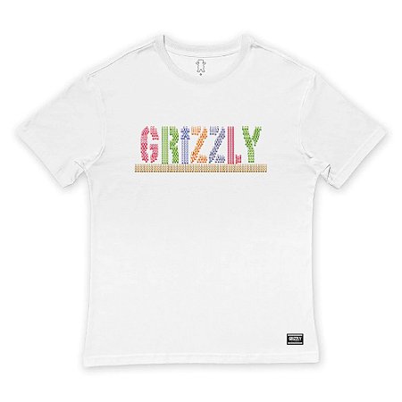 Camiseta Grizzly Light It Up SM23 Masculina Branco
