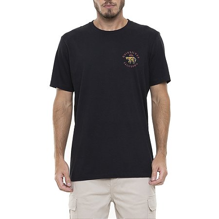 Camiseta Quiksilver Ca Stand Alone SM23 Masculina Preto