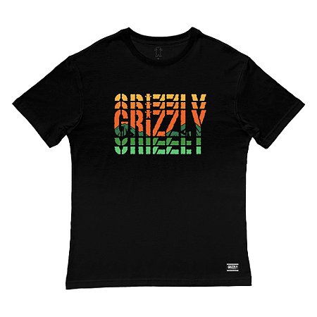 Camiseta Grizzly All Conditions SM23 Masculina Preto