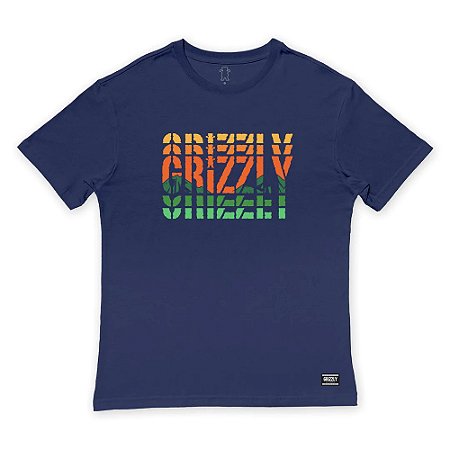 Camiseta Grizzly All Conditions SM23 Masculina Azul