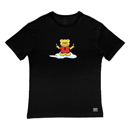Camiseta Grizzly Peace Bear SM23 Masculina Preto
