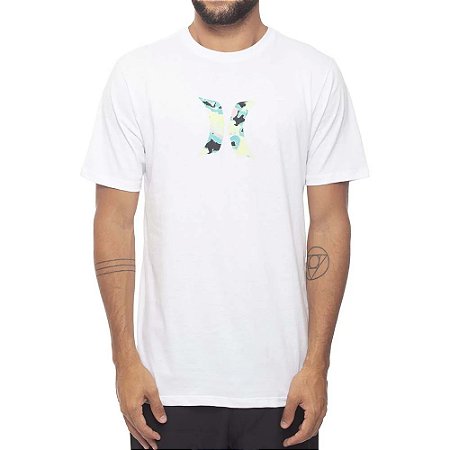 Camiseta Hurley Liquid Oversize SM23 Masculina Branco