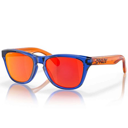 Óculos de Sol Oakley Frogskins XXS Crystal Blue Prizm Ruby