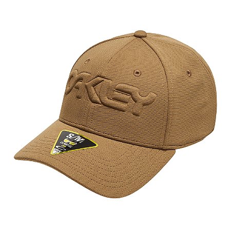 Boné Oakley 6 Panel Stretch Hat Embossed Coyote