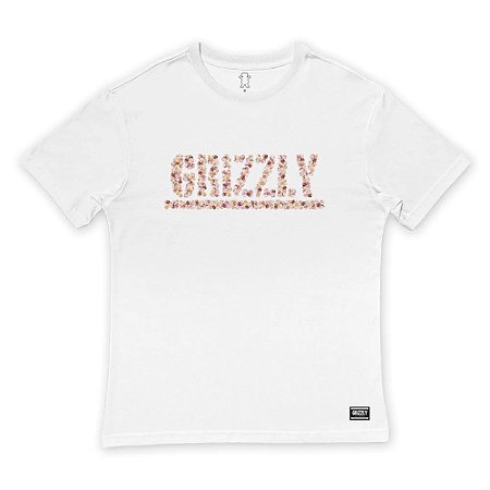 Camiseta Grizzly Every Rose SM23 Masculina Branco