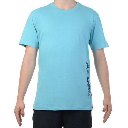 Camiseta Oakley Camo Graphic Tee SM23 Masculina Simple Blue