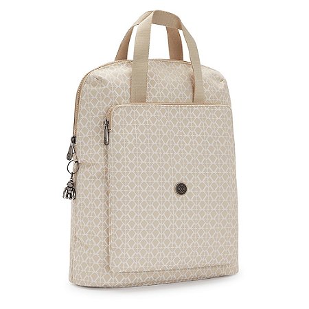 Mochila Kipling Kazuki Signature Beige