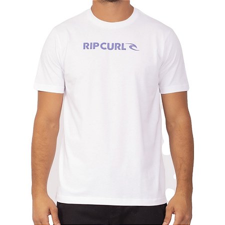 Camiseta Rip Curl New Icon SM23 Masculina Branco