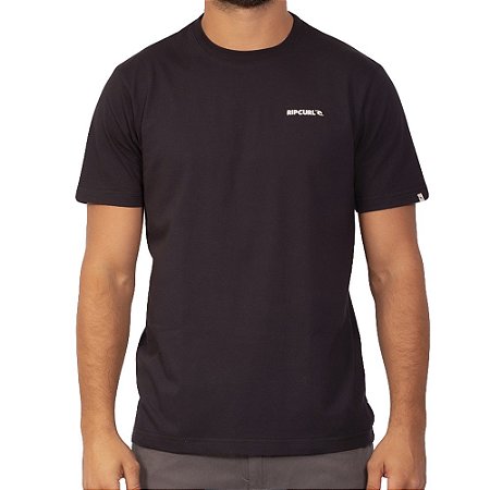 Camiseta Rip Curl Icon Colors SM23 Masculina Preto