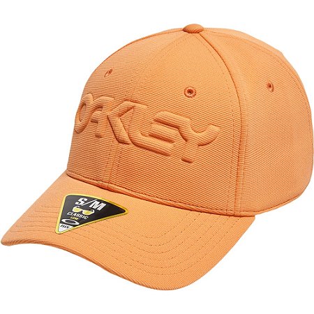 Boné Oakley Aba Curva 6 Panel Stretch Hat Soft Orange