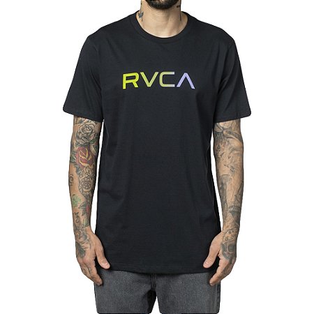 Camiseta RVCA Big Fills WT23 Masculina Preto