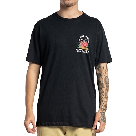 Camiseta DC Shoes Stuck On You WT23 Masculina Preto