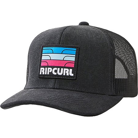 Boné Rip Curl Aba Curva Surf Revival Curve Trucker Preto