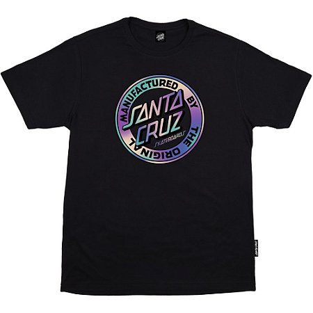 Camiseta Santa Cruz Vivid MFG Dot Front WT23 Preto