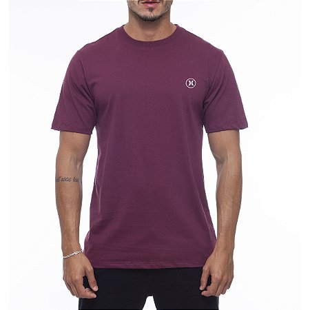 Camiseta Hurley Mini Icon WT23 Masculina Vinho