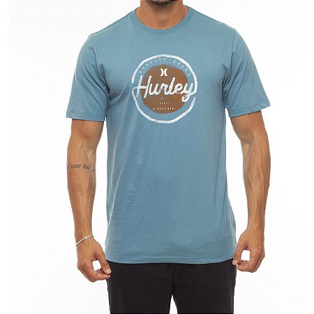 Camiseta Hurley Liquid WT23 Masculina Azul