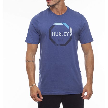 Camiseta Hurley Metric WT23 Masculina Azul Marinho