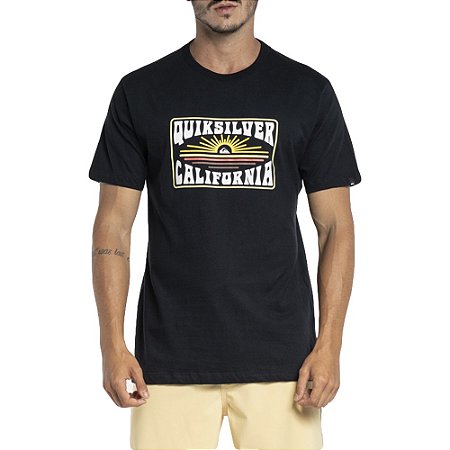 Camiseta Quiksilver California Dreaming WT23 Masculina Preto