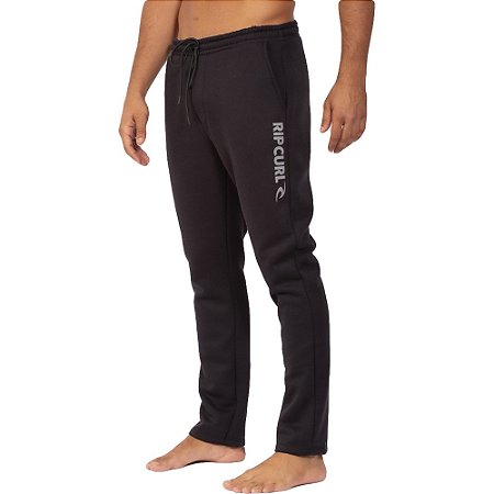 Calça Rip Curl Moletom Brand Blade WT23 Masculina Preto