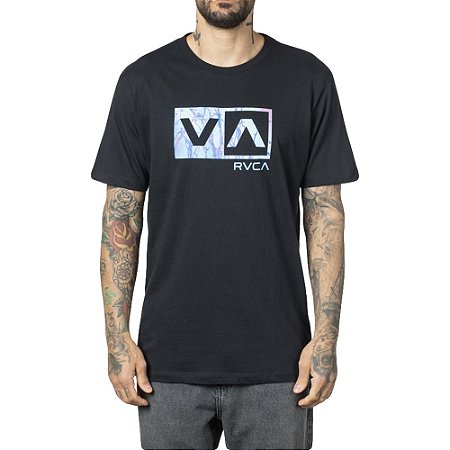 Camiseta RVCA Balance Box WT23 Masculina Black