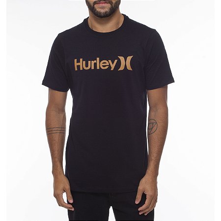 Camiseta Hurley O&O Solid Oversize WT23 Masculina Preto
