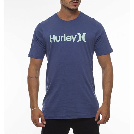 Camiseta Hurley O&O Solid Oversize WT23 Masculina Marinho