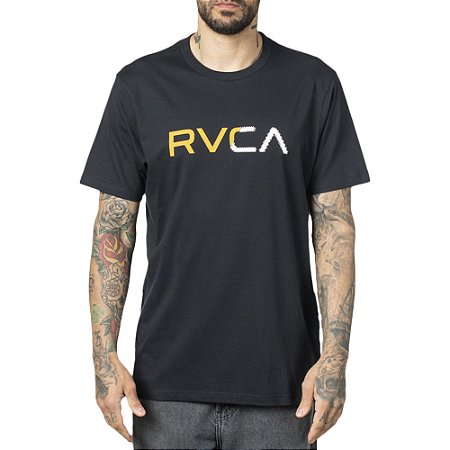 Camiseta RVCA Scanner WT23 Masculina Preto