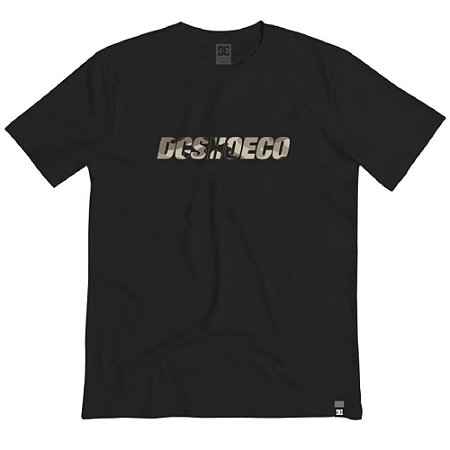 Camiseta DC Shoes DCShoeco Camo Fill WT23 Masculina Preto
