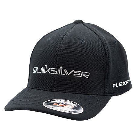 Boné Quiksilver Aba Curva Chrome Wedling WT23 Preto