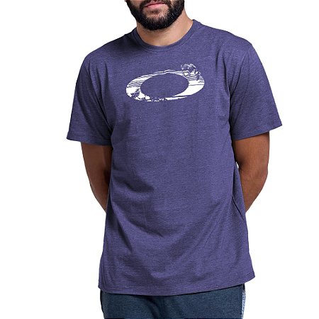 Camiseta Oakley Ellipse Frog WT23 Masculina Dark Blue