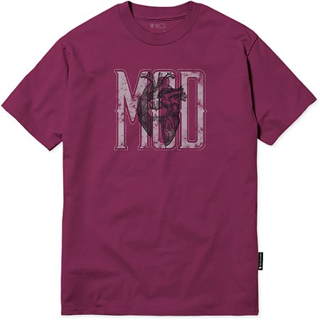 Camiseta MCD Corazón MCD WT23 Masculina Fucsoa Alpaca