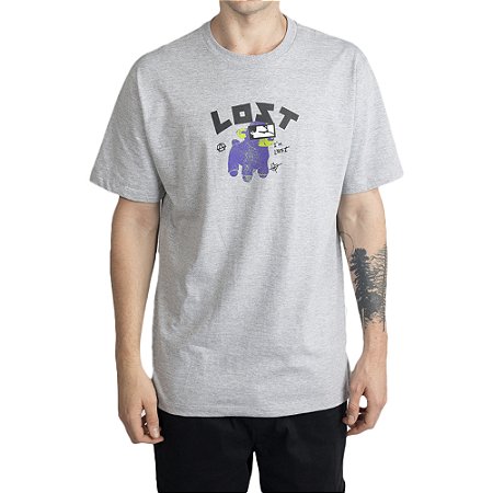 Camiseta Lost Toy Sheep WT23 Masculina Mescla Médio
