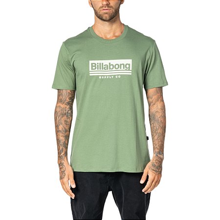 Camiseta Billabong Walled WT23 Masculino Verde