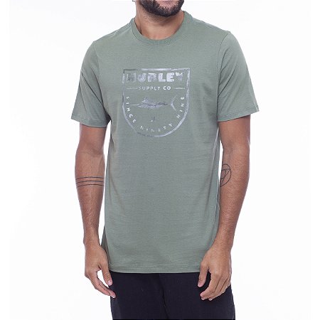 Camiseta Hurley Marlin WT23 Masculina Militar