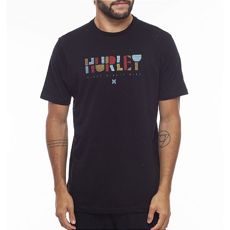 Camiseta Hurley Paint WT23 Masculina Preto