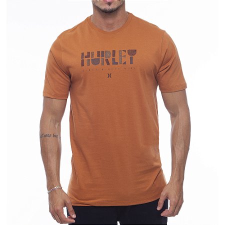 Camiseta Hurley Paint WT23 Masculina Ocre